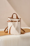 Functional Leather Bucket Bag Big Size