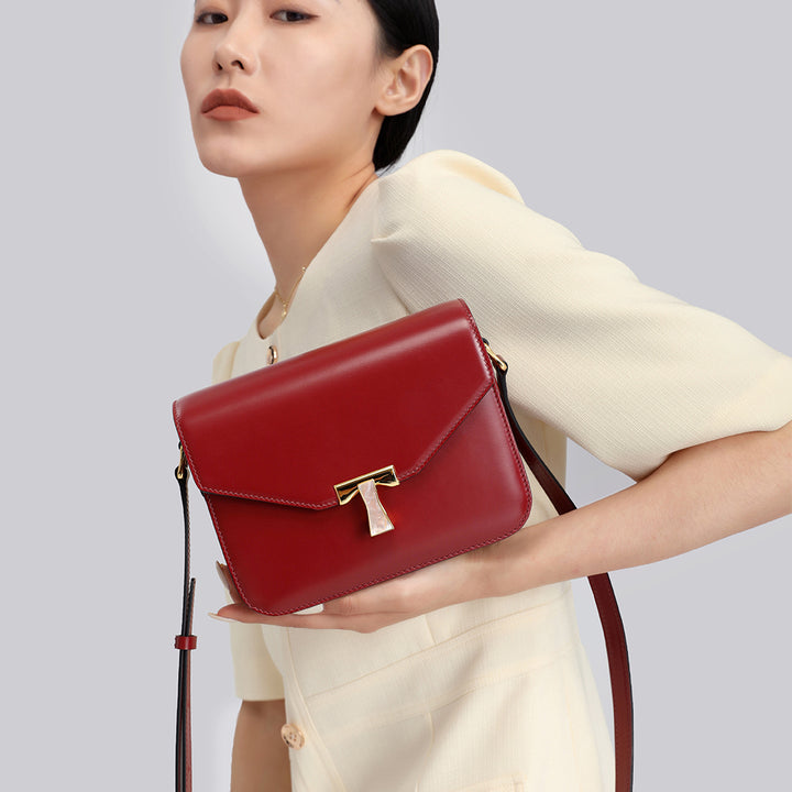 Shop Handmade Leather Crossbody Bags For Women - TIANQINGJI